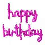 Load image into Gallery viewer, Pink Happy Birthday 16” Letter Foil Balloons