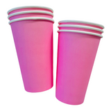 Load image into Gallery viewer, Light Pink Rainbow Paper Cups