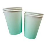 Load image into Gallery viewer, Green Ombre Paper Cups