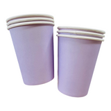 Load image into Gallery viewer, Lilac Solid Paper Cups