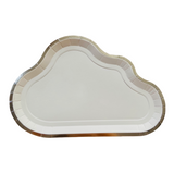 Load image into Gallery viewer, White Cloud Paper Plates (Large)